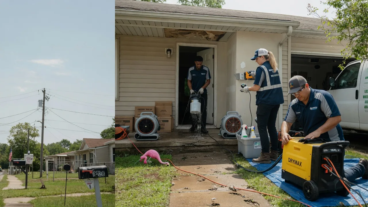 Storm Damage Water Removal in Plattenville, LA near me